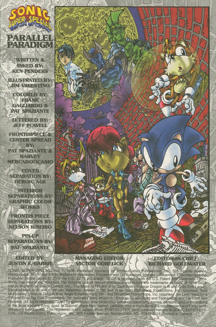 Sonic - Archie Adventure Series (Special) 1998d  Page 01